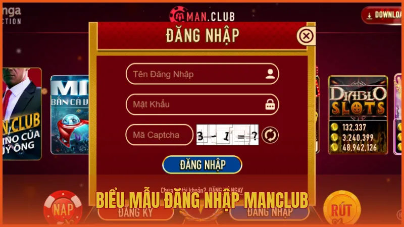 Đăng nhập manclub 2 Các bước đăng nhập đơn giản để truy cập tài khoản ManClub