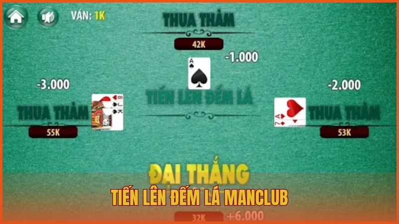 Game bài ManClub - Đa dạng trò chơi, mức thưởng hấp dẫn 2 Tiến lên đếm lá ManClub – Đơn giản mà không kém phần hấp dẫn